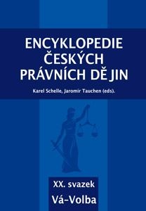 Encyklopedie českých právních dějin, XX. svazek Vá-Volba