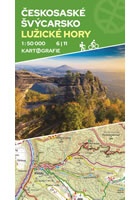 Českosaské Švýcarsko, Lužické hory 6 |11 - oboustranná turistická mapa 1:50