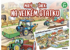 Malý šnek na velkém statku - 3 podlahová leporela = 1 velký statek