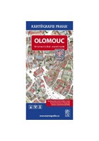 Olomouc - Historické centrum/Kreslený plán města