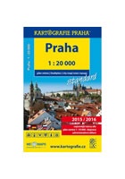 Praha - 1:20 000 plán města standard