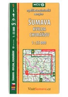 Šumava - Kvilda, Churáňov - cykloturistická mapa č. 1 /1:55 000