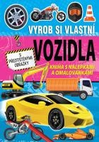 Vyrob si vlastní vozidla - Kniha s nálepkami a omalovánkami