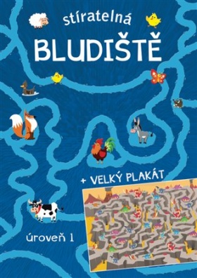 Stíratelná bludiště + velký plakát (úroveň 1)