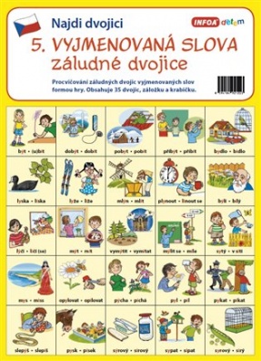 Najdi dvojici - ČJ-5. Vyjmenovaná slova – záludné dvojice