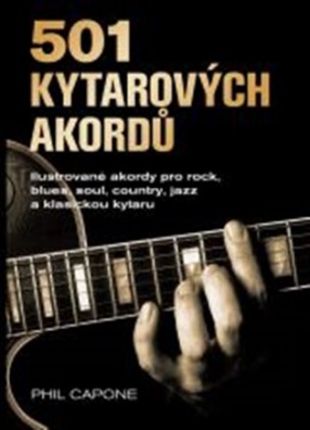 501 kytarových akordů - ilustrované akordy pro rock, blues, soul, country, jazz a klasickou kytaru