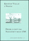 Deník z cesty do Nizozemí v roce 1705