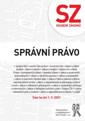 Soubor zákonů. Správní právo – stav ke dni 1.9.2021