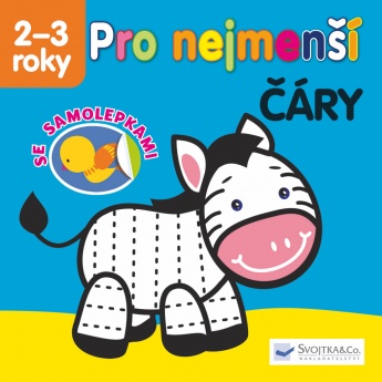 Pro nejmenší Čáry, se samolepkami 2 -3 roky