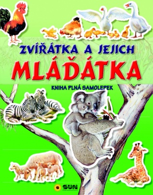 Zvířátka a jejich mláďátka, Kniha plná samolepek