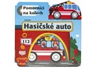 Hasičské auto - Pomocníci na kolech + dřevěné, ekologicky nezávadné autíčko