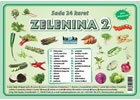 Sada 24 karet - zelenina 2