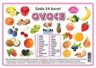 Sada 24 karet - ovoce