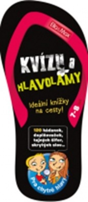 Kvízy a hlavolamy. Ideální knížky na cesty!