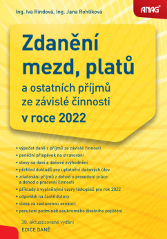 Zdanění mezd, platů a ostatních příjmů ze závislé činnosti v roce 2022