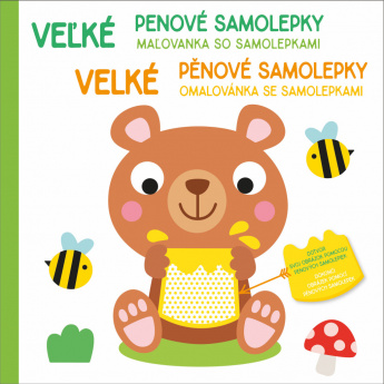 Velké pěnové samolepky Medvídek