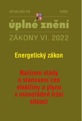 Aktualizace VI/6 – Energetický zákon