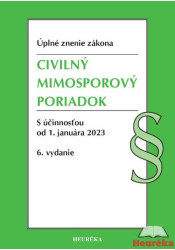 Civilný mimosporový poriadok. Úzz, 6. vyd., 1/2023