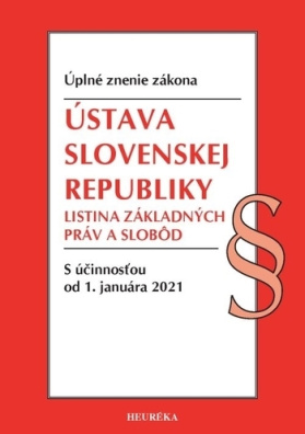 Ústava SR, Listina základných práv a slobôd. Úplné znenie zákona s účinnosťou od 1. januára 2021