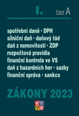 Zákony I. A / 2023 - Daňové zákony