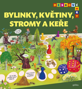 Deskové hry. Bylinky, květiny, stromy a keře