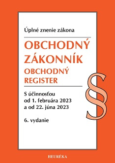 Obchodný zákonník, Obchodný register. Úzz, 6. vyd.