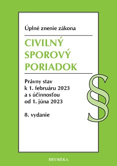 Civilný sporový poriadok. Úzz, 8. vyd.