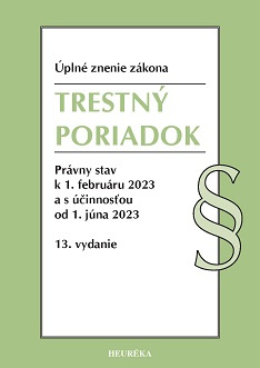 Trestný poriadok. Úzz, 13. vyd.