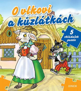 O vlkovi a kůzlátkách - 5 skládaček puzzle