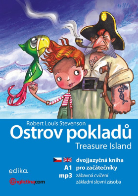 Ostrov pokladů A1, dvojjazyčná kniha pro začátečníky