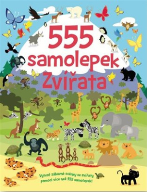 555 samolepek - Zvířata 