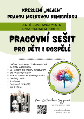 Kreslení „nejen” pravou mozkovou hemisférou. Rozhýbejme svůj mozek a nakresleme si portrét, pracovní