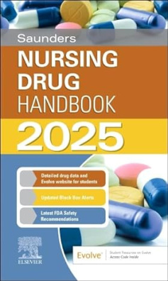 Saunders Nursing Drug Handbook 2025 1st Edition