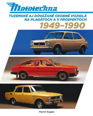 Mototechna SK - tuzemské aj dovážané osobné vozidlá na plagátoch a v prospektoch, 1949-1990