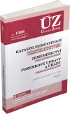 ÚZ č.1598 Katastr nemovitostí, Zeměměřictví, Pozemkové úpravy a úřady