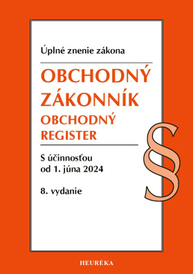 Obchodný zákonník, Obchodný register. 8. vyd., 6/2024