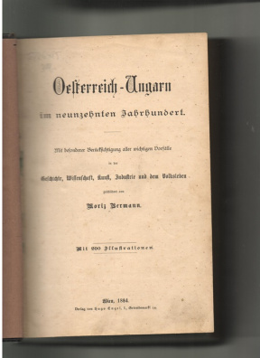 Oesterreich-Ungarn im neunzehnten Jahrhundert. Mit besonderer Berücksichtigung aller wichtigen Vorfä