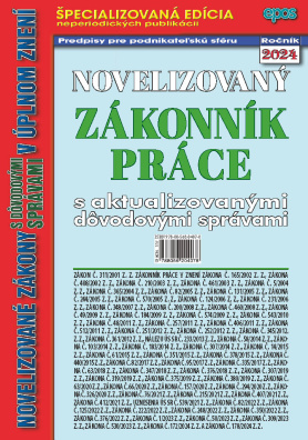 Novelizovaný Zákoník práce