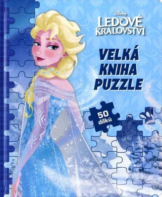 Ledové království - Velká kniha puzzle. 50 dílků v obrázku