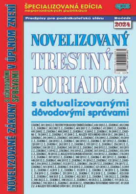 Novelizovaný Trestný poriadok 19/2024