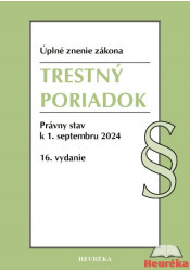 Trestný poriadok. 16. vyd., 9/2024