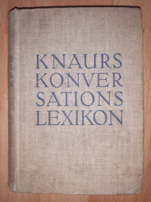 Knaurs Konversations Lexikon A-Z