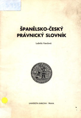 Španělsko-český právnický slovník