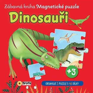 Zábavná magnetická kniha Dinosauři 