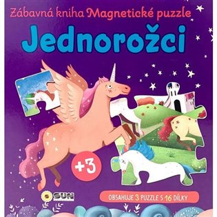 Zábavná magnetická kniha Jednorožci 