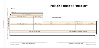 Příkaz k úhradě 100l 1109