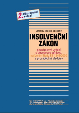 Insolvenční zákon - poznámkové vyd. s důvod.zprávou, 2. vyd.