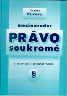 Mezinárodní právo soukromé, 6. vydání - vázané