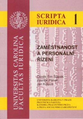 Zaměstnanost a personální řízení (Scripta Iuridica 1)