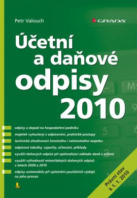 Účetni a daňové odpisy 2010